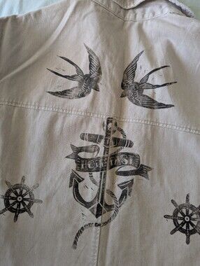Sailor Block Printed Jacket/Shacket